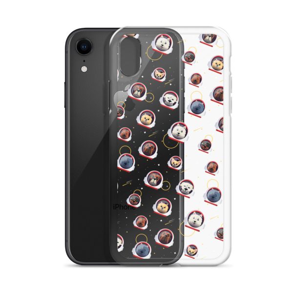 Space Dogs iPhone Clear Case