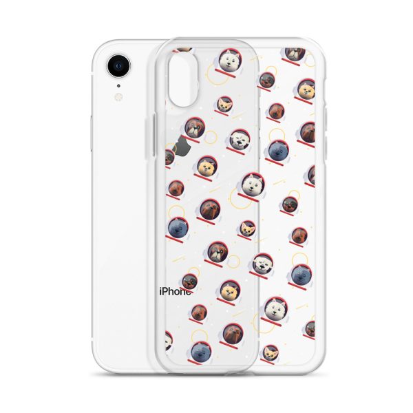 Space Dogs iPhone Clear Case