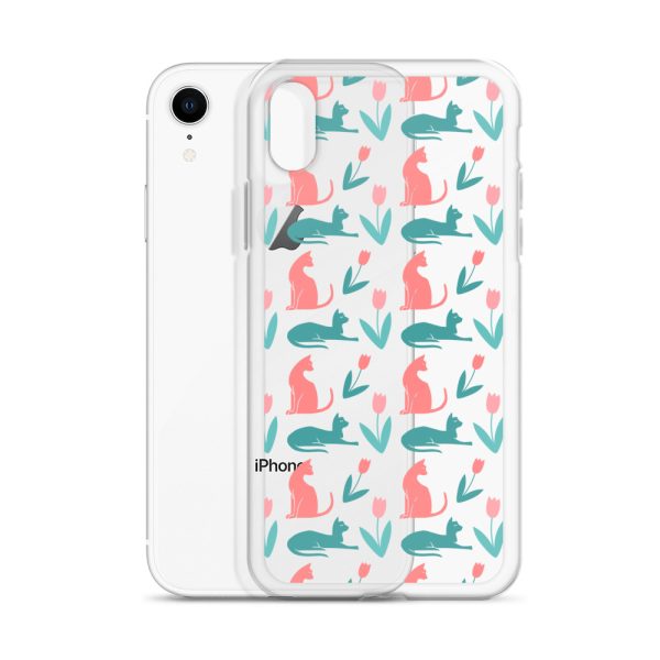 clear-case-for-iphone-iphone-xr-case-with-phone-6a1d6dc357133.jpg Cat Silhouettes iPhone Clear Case