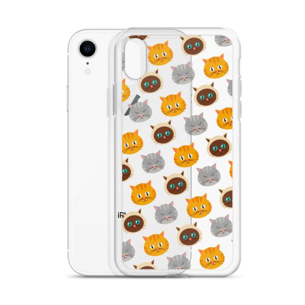 Cute Cats iPhone Clear Case