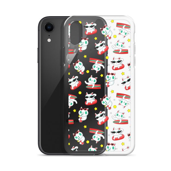 clear-case-for-iphone-iphone-xr-case-with-phone-6a1d6f6aa09b8.jpg Cat Surfing iPhone Clear Case