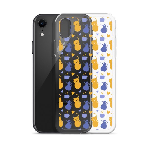 Tea and Cat iPhone Clear Case