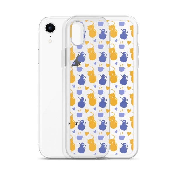 Tea and Cat iPhone Clear Case