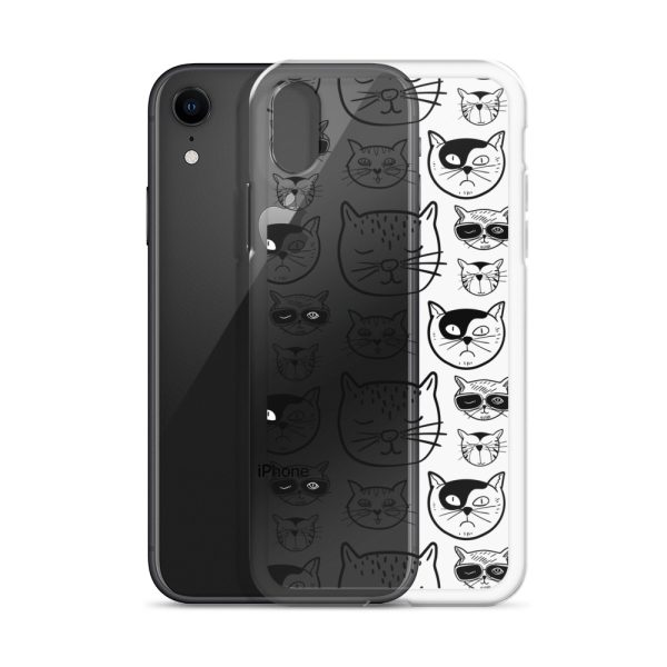 Cartoonish Cat iPhone Clear Case
