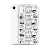 Cartoonish Cat iPhone Clear Case