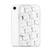 Classy Cats iPhone Clear Case