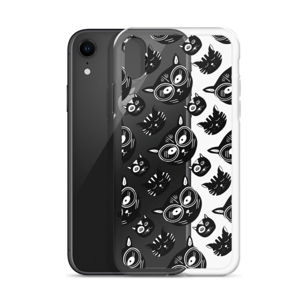 Funky Cats iPhone Clear Case