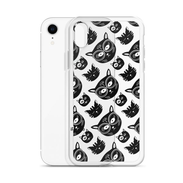 Funky Cats iPhone Clear Case