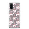 Cat Flowers and Hearts Samsung Clear Case