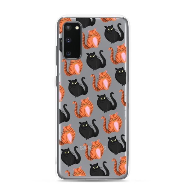 Cute Cat Samsung Clear Case