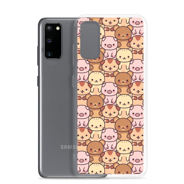 Kawaii Animals Samsung Clear Case