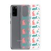 Cat Silhouettes Samsung Clear Case