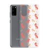 Cat Silhouettes Seamless Samsung Clear Case
