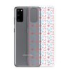 Cats and Flowers Doodle Samsung Clear Case