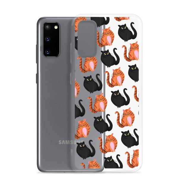 Cute Cat Samsung Clear Case