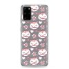 Cat Flowers and Hearts Samsung Clear Case