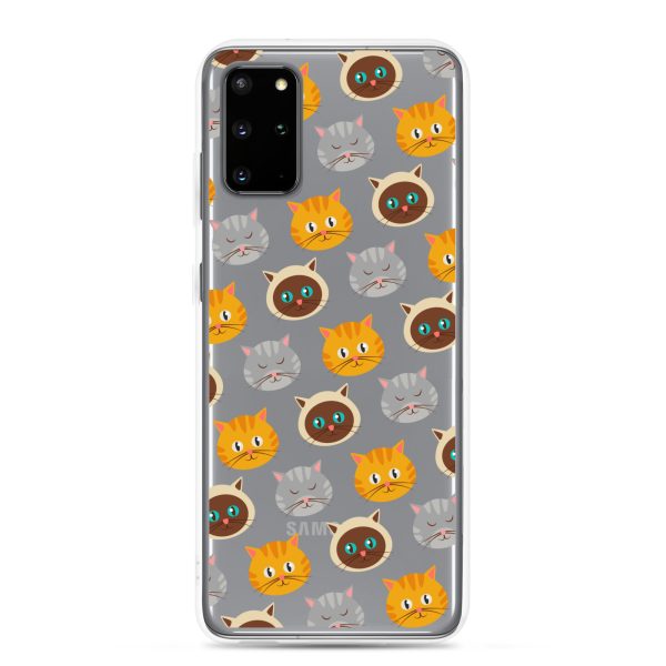 Cute Cats Samsung Clear Case