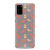 Cat Silhouettes Seamless Samsung Clear Case