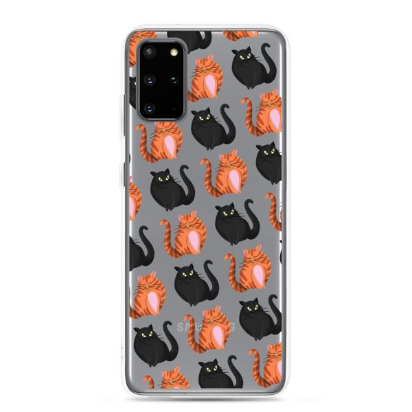 Cute Cat Samsung Clear Case