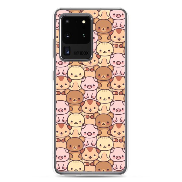 Kawaii Animals Samsung Clear Case