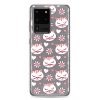 Cat Flowers and Hearts Samsung Clear Case