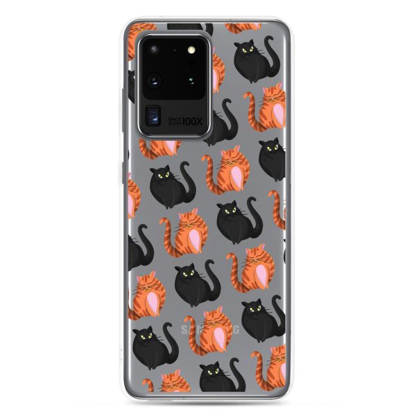 Cute Cat Samsung Clear Case