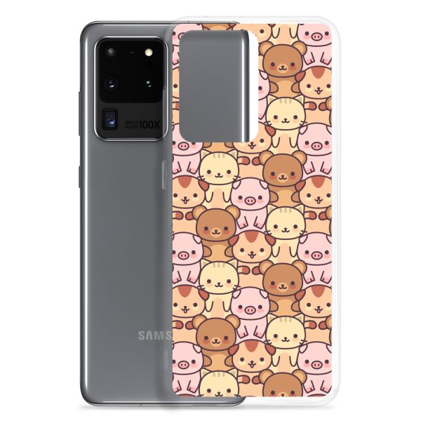 Kawaii Animals Samsung Clear Case