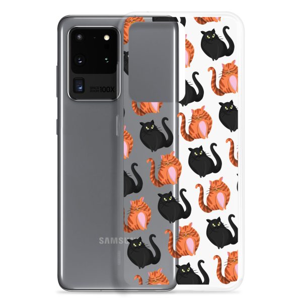 Cute Cat Samsung Clear Case