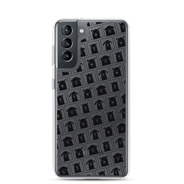 clear-case-for-samsung-samsung-galaxy-s21-case-on-phone-6a1e767cacc23.jpg Black Dogs Samsung Clear Case