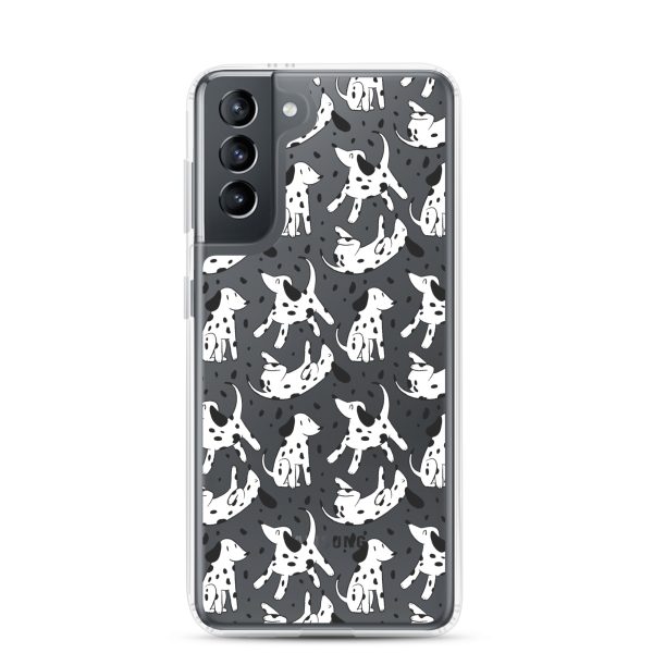 Dalmatian Dog Samsung Clear Case