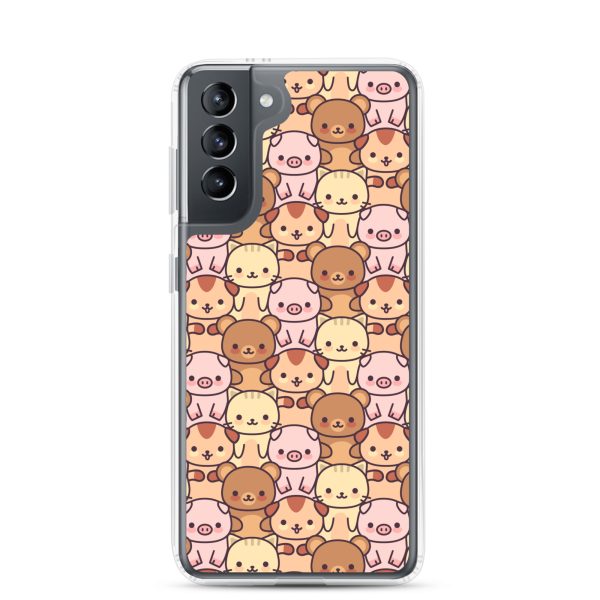 Kawaii Animals Samsung Clear Case
