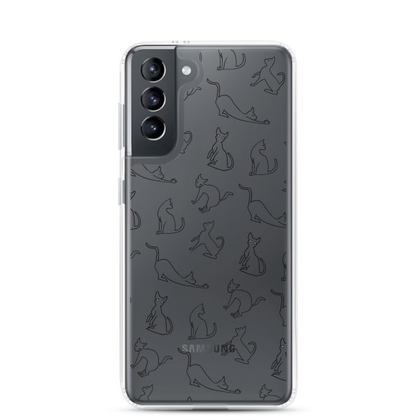 clear-case-for-samsung-samsung-galaxy-s21-case-on-phone-6a1e7a85c2656.jpg Cat Outline Samsung Clear Case