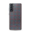 Cats and Flowers Doodle Samsung Clear Case