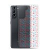 Cats and Flowers Doodle Samsung Clear Case