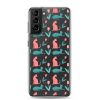 Cat Silhouettes Samsung Clear Case