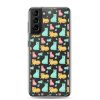 Cat Cute Colorful Samsung Clear Case