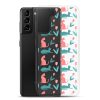 Cat Silhouettes Samsung Clear Case
