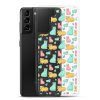 Cat Cute Colorful Samsung Clear Case