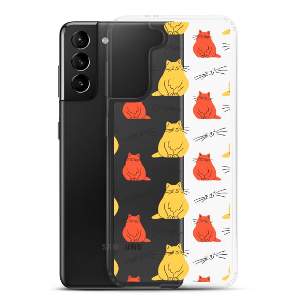 clear-case-for-samsung-samsung-galaxy-s21-plus-case-with-phone-6a1e7c8dda56b.jpg Abstract Colorful Cats Samsung Clear Case