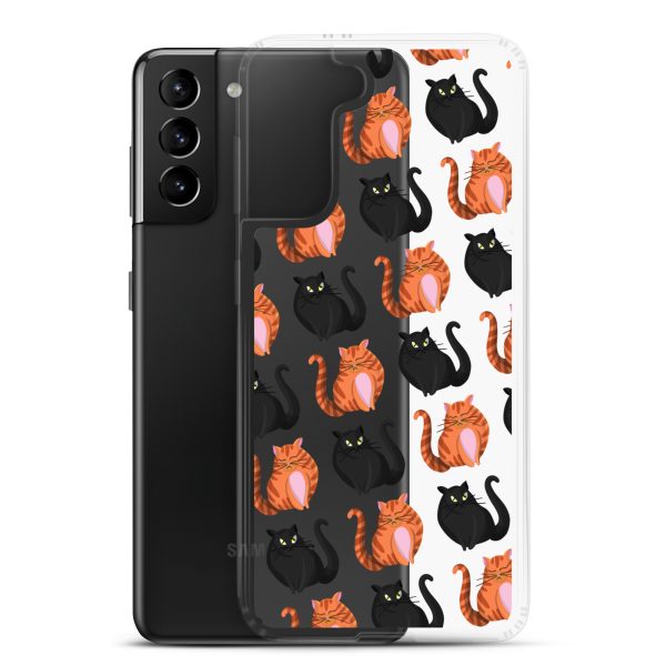 Cute Cat Samsung Clear Case