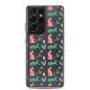 Cat Silhouettes Samsung Clear Case