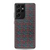 Cats and Flowers Doodle Samsung Clear Case