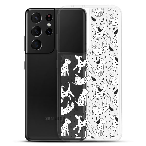 Dalmatian Dog Samsung Clear Case