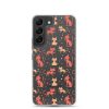 Cat Silhouettes Seamless Samsung Clear Case