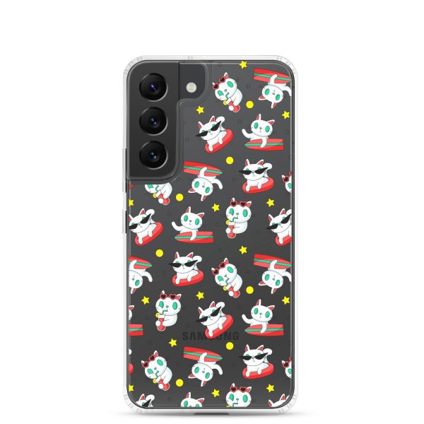 clear-case-for-samsung-samsung-galaxy-s22-case-on-phone-6a1e7bb3816c7.jpg Cat Surfing Samsung Clear Case