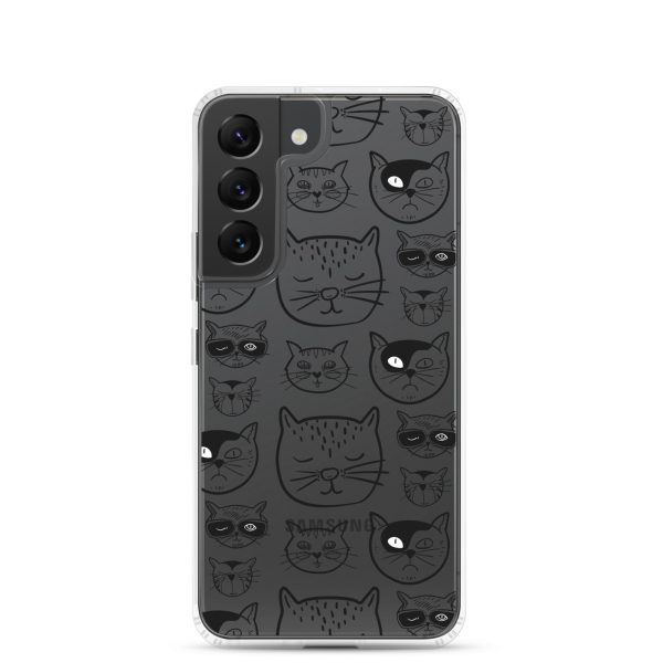clear-case-for-samsung-samsung-galaxy-s22-case-on-phone-6a1e7c42f0a86.jpg Cartoonish Cat Samsung Clear Case