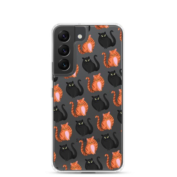 Cute Cat Samsung Clear Case