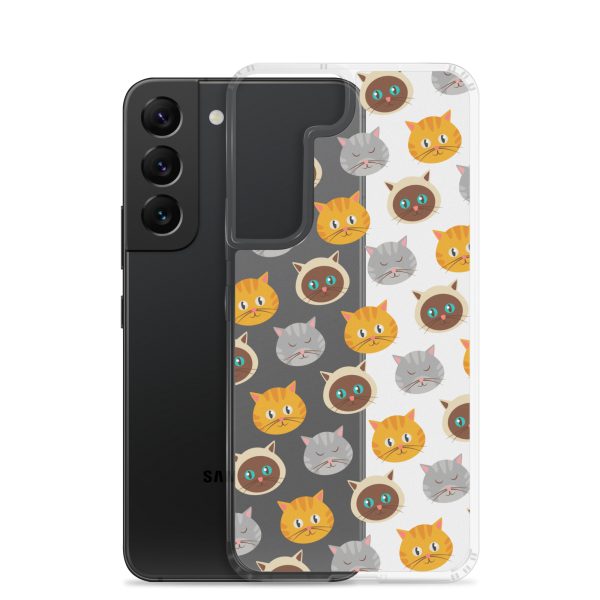 Cute Cats Samsung Clear Case