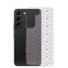 Cats and Flowers Doodle Samsung Clear Case