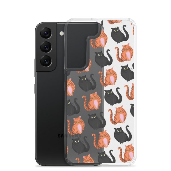 Cute Cat Samsung Clear Case